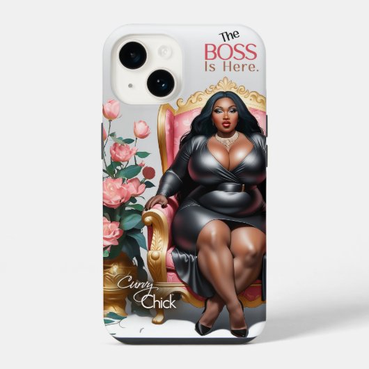 Coque Pour iPhone 14 Le patron est là (Verso)