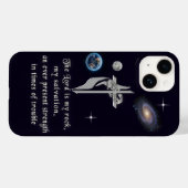 Coque Pour iPhone 14 Le Seigneur est mon Coque rock iPhone 14 (Verso (horizontal))