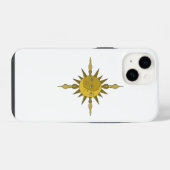 Coque Pour iPhone 14 Le soleil et la lune (Verso Horizontal)