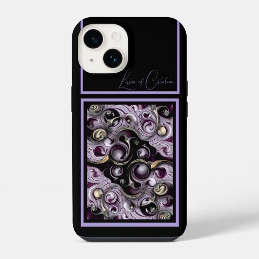 Coque Pour iPhone 14 "Leçon de création", Boîtier Apple iPhone 14 (Verso)