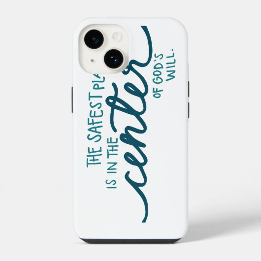 Coque Pour iPhone 14 L'endroit le plus sûr (Verso)