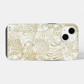 Coque Pour iPhone 14 Léopard doré animaux Tigre (Verso Horizontal)