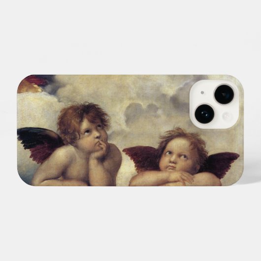 Coque Pour iPhone 14 Les anges de Raphaël (Verso Horizontal)