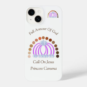 Coque Pour iPhone 14 Les nuances d'une princesse Fille Pleine Armure de