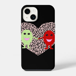 Coque Pour iPhone 14 Les raisins en amour