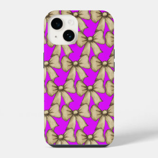 Coque Pour iPhone 14 Les rubans beige sont un étui iPhone Case-Mate spé