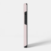 Coque Pour iPhone 14 Lettre Initiale Monogramme Simple Moderne Rose (Côté gauche)