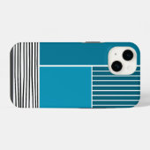 Coque Pour iPhone 14 Lignes abstraites (Verso Horizontal)
