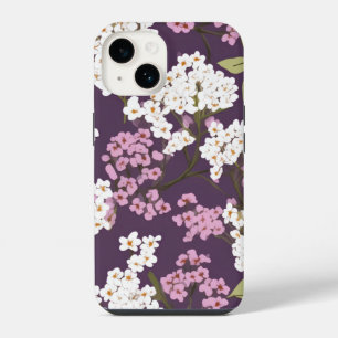 Coque Pour iPhone 14 Lilacs Sur Violet