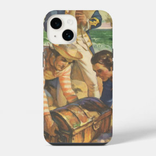 Coque Pour iPhone 14 L'île au trésor, Contes de fées vintage Pirates