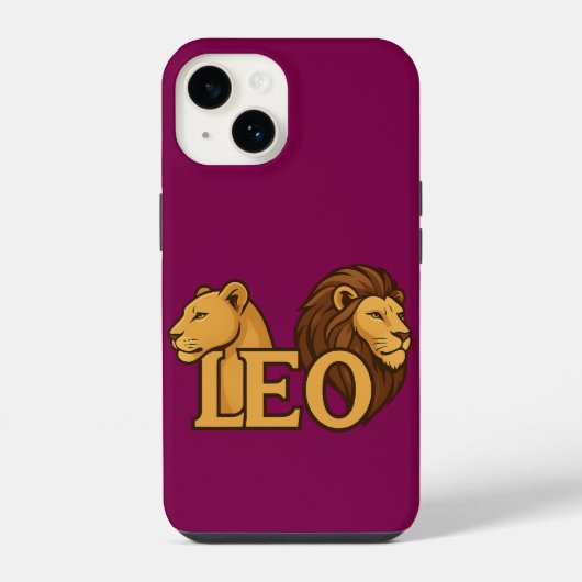 Coque Pour iPhone 14 Lion majestueux et lioness Fusion - Bold Wildlife (Verso)