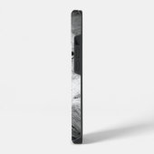 Coque Pour iPhone 14 Lion Noir & Blanc (Côté gauche)