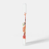 Coque Pour iPhone 14 Lion Pastel Fleurs Safari Aquarelle Savannah Chat (Côté droit)