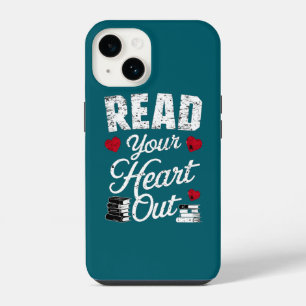 Coque Pour iPhone 14 Lire Votre Coeur Sortir Drôle Livre Amateurs