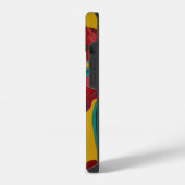 Coque Pour iPhone 14 lis, fleurs, abstraction, abstraction, abstraction (Côté gauche)