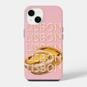 Coque Pour iPhone 14 Lisbonne Travel Art, Pastel, Portugal