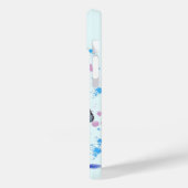 Coque Pour iPhone 14 Little Blue Bird Funny coque iphone (Verso / Gauche)