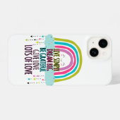 Coque Pour iPhone 14 Live Simply Dream Big Be Grateful Give Love (Verso Horizontal)
