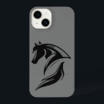 Coque Pour iPhone 14 Logo Black Horse Graphisme Art Equestrian<br><div class="desc">Logo Black Horse Graphisme Art Equestrian</div>