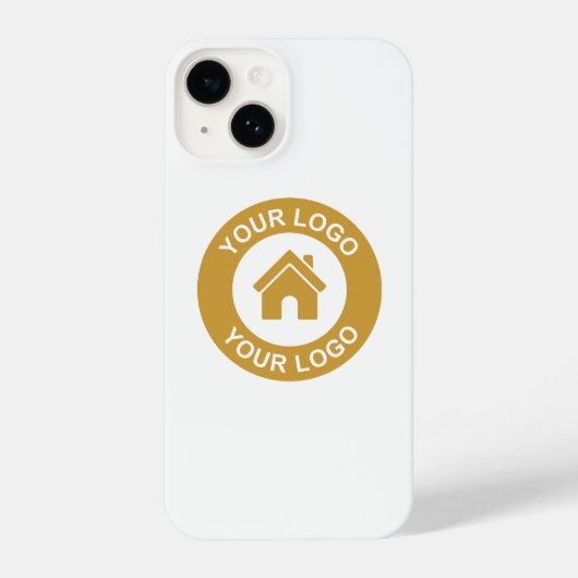 Coque Pour iPhone 14 Logo d'entreprise personnalisé (Verso)