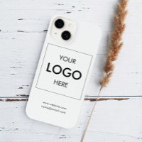 Logo Professionnel Simple Blanc