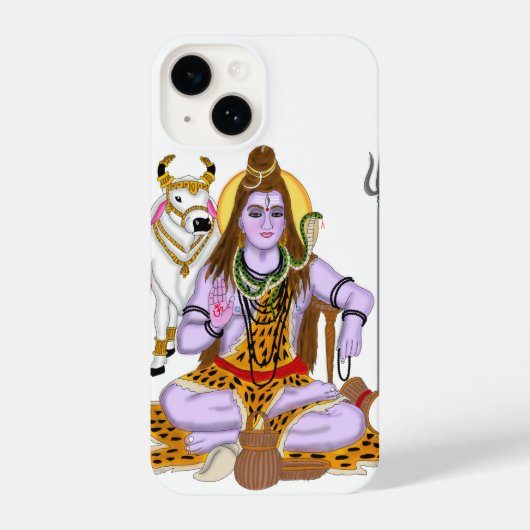 Coque Pour iPhone 14 Lord Shiva Phone Case (Verso)