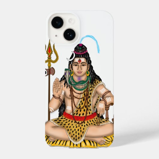 Coque Pour iPhone 14 Lord Shiva Phone Cover (Verso)