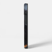 Coque Pour iPhone 14 Loup noir (Côté gauche)