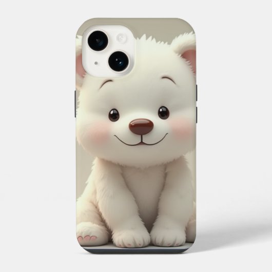 Coque Pour iPhone 14 L'ours le plus beau iPhone 14 Coque (Verso)