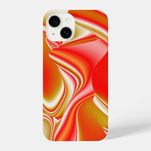 Coque Pour iPhone 14 Love and Gold Abstrait 3D Rainbowart (Verso)