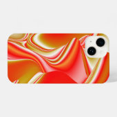 Coque Pour iPhone 14 Love and Gold Abstrait 3D Rainbowart (Verso Horizontal)