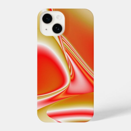 Coque Pour iPhone 14 Love and Gold Abstrait 3D Rainbowart (Verso)