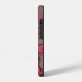 Coque Pour iPhone 14 Lueur de rose rouge moderne  (Côté gauche)