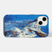 Coque Pour iPhone 14 🐧 Lumière de Givre (Verso Horizontal)
