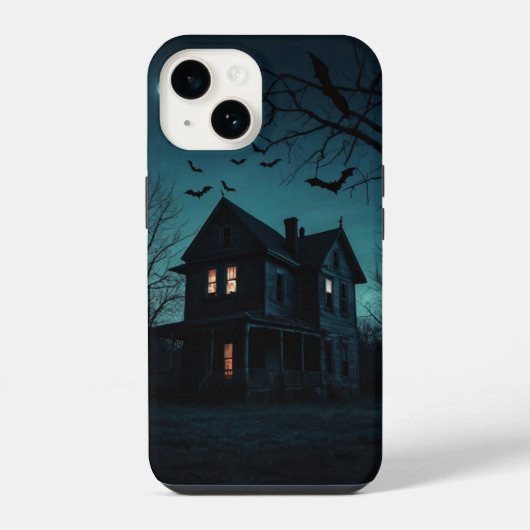 Coque Pour iPhone 14 Lunaire de la Maison Hantée (Verso)