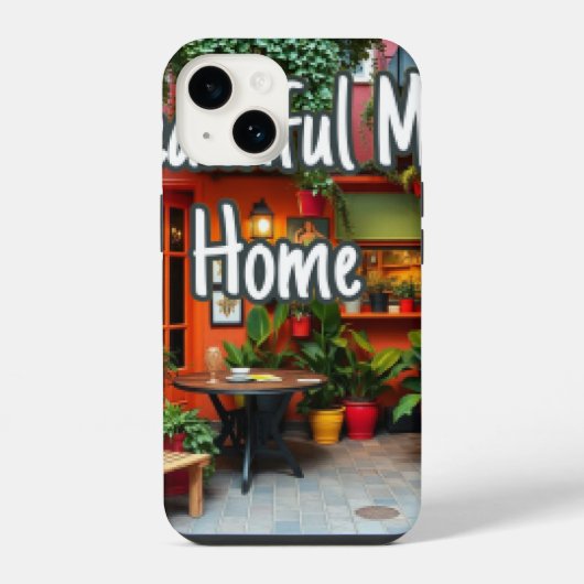 Coque Pour iPhone 14 Ma Belle Maison  (Verso)