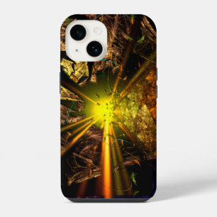 Coque Pour iPhone 14 Machu Picchu Illusion d'optique 3D Fractale