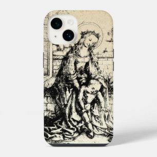 Coque Pour iPhone 14 Madone et Enfant Vierge Marie