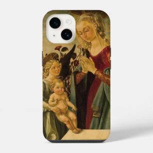 Coque Pour iPhone 14 Madonna, Enfant et Ange de la Renaissance italienn