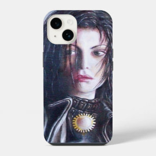 Coque Pour iPhone 14 MAGDALEN ET GRENADE Noir Blanc Rouge