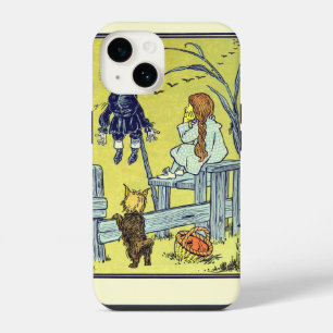 Coque Pour iPhone 14 Magicien d'Oz vintage, Dorothy Toto rencontre l'ép