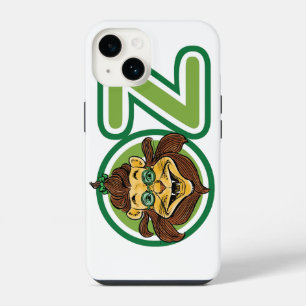 Coque Pour iPhone 14 Magicien d'Oz vintage, Lion dans la lettre O