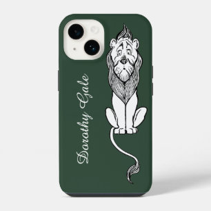 Coque Pour iPhone 14 Magicien vintage de Oz, Lion peureux