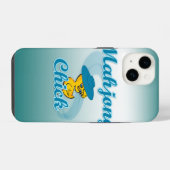 Coque Pour iPhone 14 Mahjong chick #3 (Verso Horizontal)