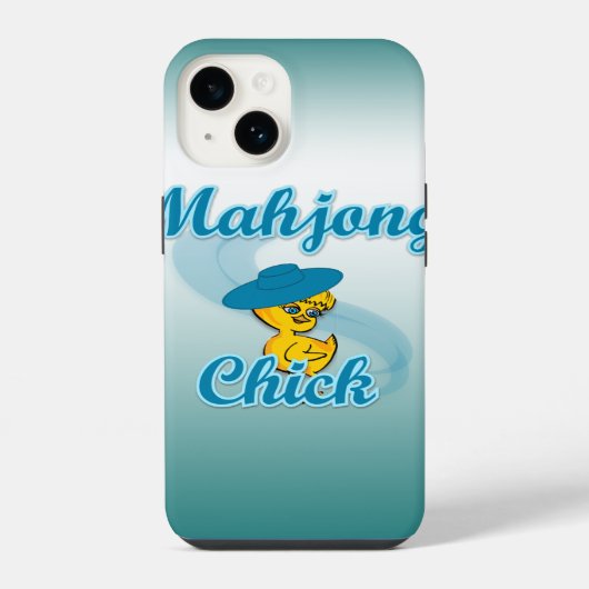 Coque Pour iPhone 14 Mahjong chick #3 (Verso)