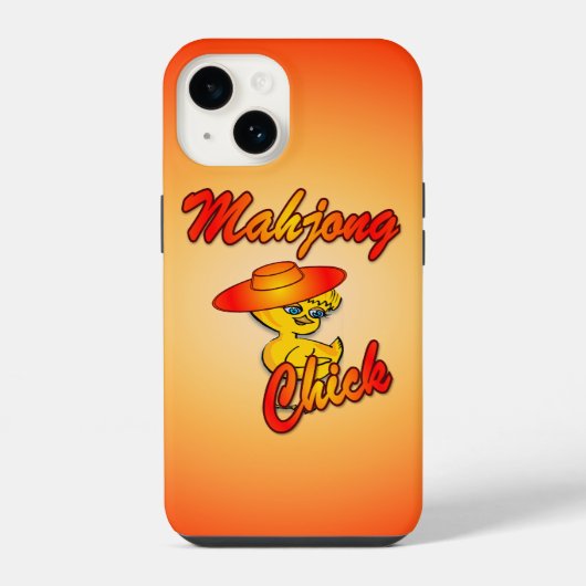 Coque Pour iPhone 14 Mahjong Chick #5 (Verso)