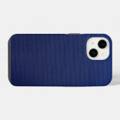 Coque Pour iPhone 14 Maillage bleu froid (Verso Horizontal)