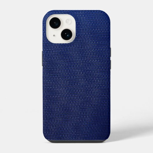 Coque Pour iPhone 14 Maillage bleu froid (Verso)