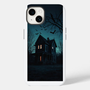 Coque Pour iPhone 14 Maison hantée Lune Tee
