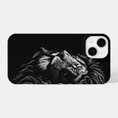 Coque Pour iPhone 14 Majestic Lion's Face iPhone 14 Coque (Verso Horizontal)